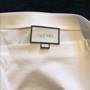 Alexis white off the shoulder shirt